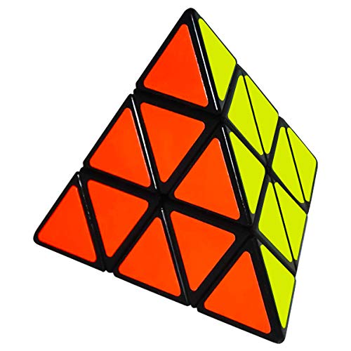 Coolzon Pyramid Puzzle Pyraminx Rubix Cube, 3x3 Speed Triangle Cube Toy Smooth Magic Cube 3D Puzzles Brainteasers for Adults Kids Children Presents for Boys Girls