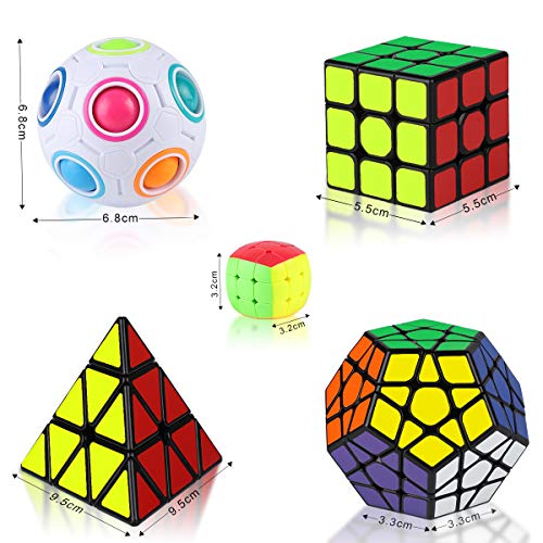 Coolzon Megaminx Rubix Cube, Dodecahedron Speed Cube Brain Teasers Edu –  CoolzonToys