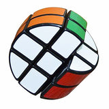 Coolzon Circular 2x3x3 Magic Cube Brain Teasers Toy Speed Puzzle Cube 66mm, Black