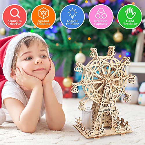 3D Wooden Puzzle Model Kits Toy 3d Jigsaw Puzzles Kits Toy Gift for Kids  Child
