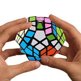 Coolzon Megaminx Rubix Cube, Dodecahedron Speed Cube Brain Teasers Educational Toy For Kids Adults